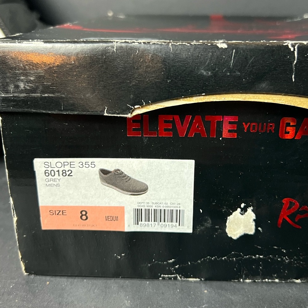 Rise Black Textured Men’s Sneakers Basketball shoes Size 8 new with box - Picture 11 of 11